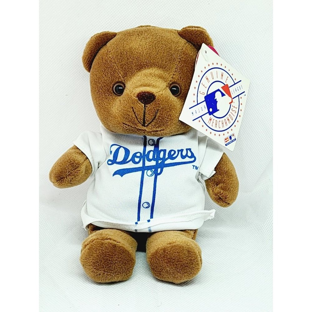 1999 Vintage Play By Play Toys & Novelties Genuine Merch Dodger Stuffed Bear